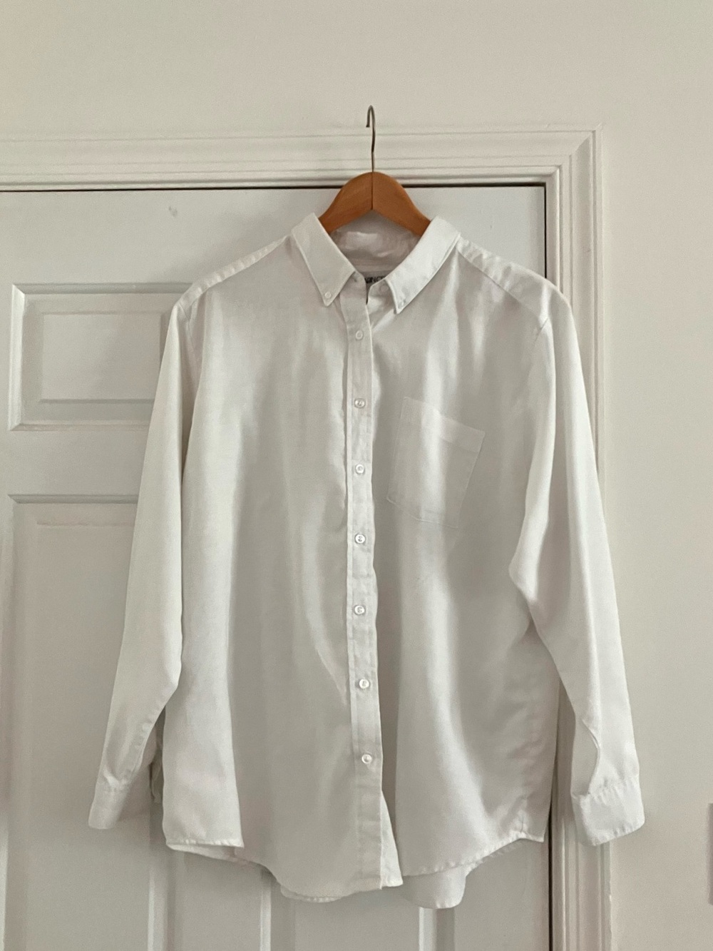 Vintage Cabin Creek Women’s White Button up Cotton Shirt 2x 22w